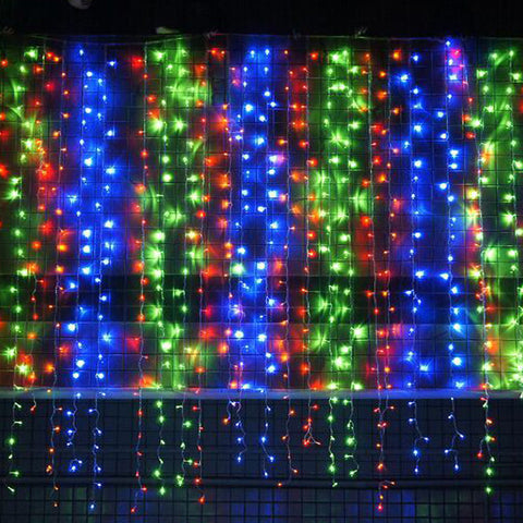 LED Curtain Lights Icicle Waterfall Lights Decorative String Lights