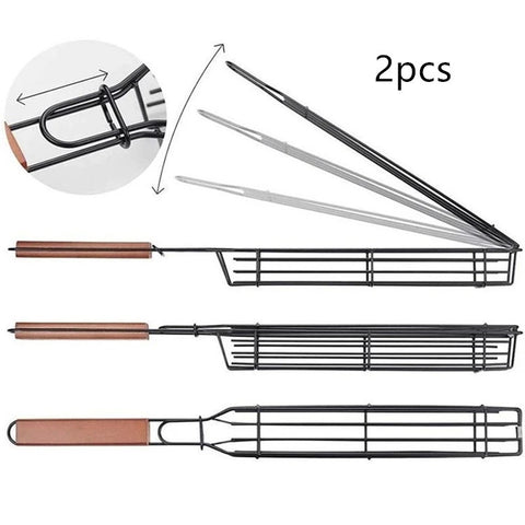 BBQ Grill Mesh Stainless Steel Tools Kitchen Accessories