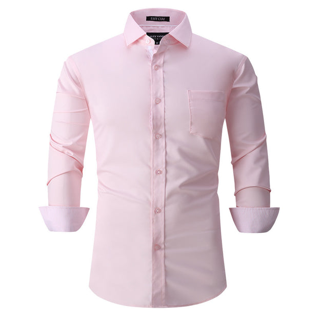 Men's Shirt Autumn And Winter Bamboo Textile