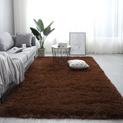 Nordic Fluffy Carpet Rugs For Bedroomliving Room Rectangle Large Size Plush Anti-slip Soft Carpet White Red 13 Colors