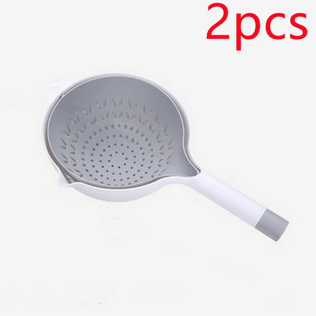 Double-layer Drain Basket Home Living Room Creative Kitchen Gadgets