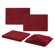 Home textile plain inlay four-piece set