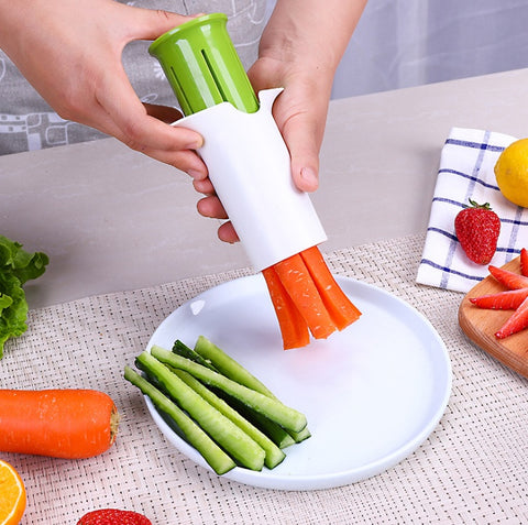 Creative Vegetable Cutters Fruit Kitchen Cucumber Carrot Divider Strawberry Slicer Splitter Kitchen Gadget Accessories