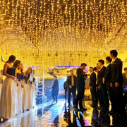 LED Curtain Lights Icicle Waterfall Lights Decorative String Lights