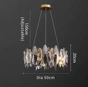 Living Room Light Luxury Crystal Modern Minimalist Chandelier