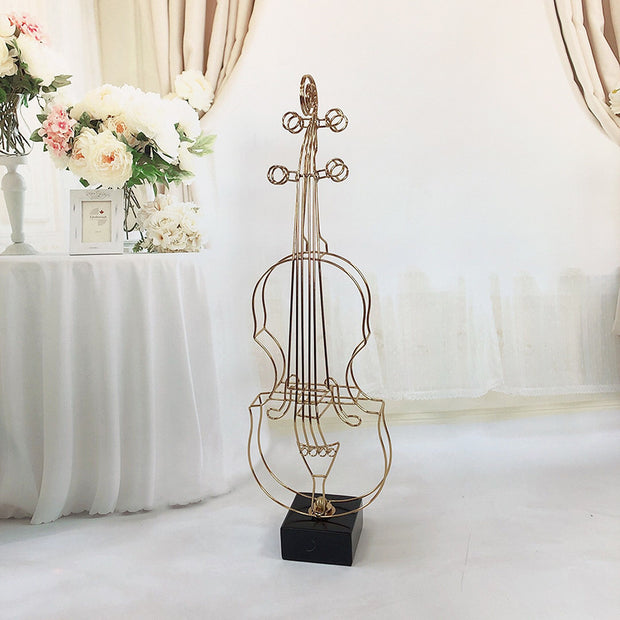 Simple Violin Decoration Modern Style Living Room Accessories