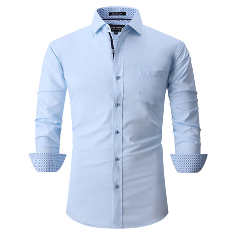 Men's Shirt Autumn And Winter Bamboo Textile