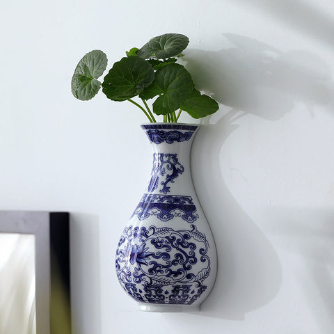 Ceramic Vase Antique Dracaena Sanderiana Living Room Home Accessories